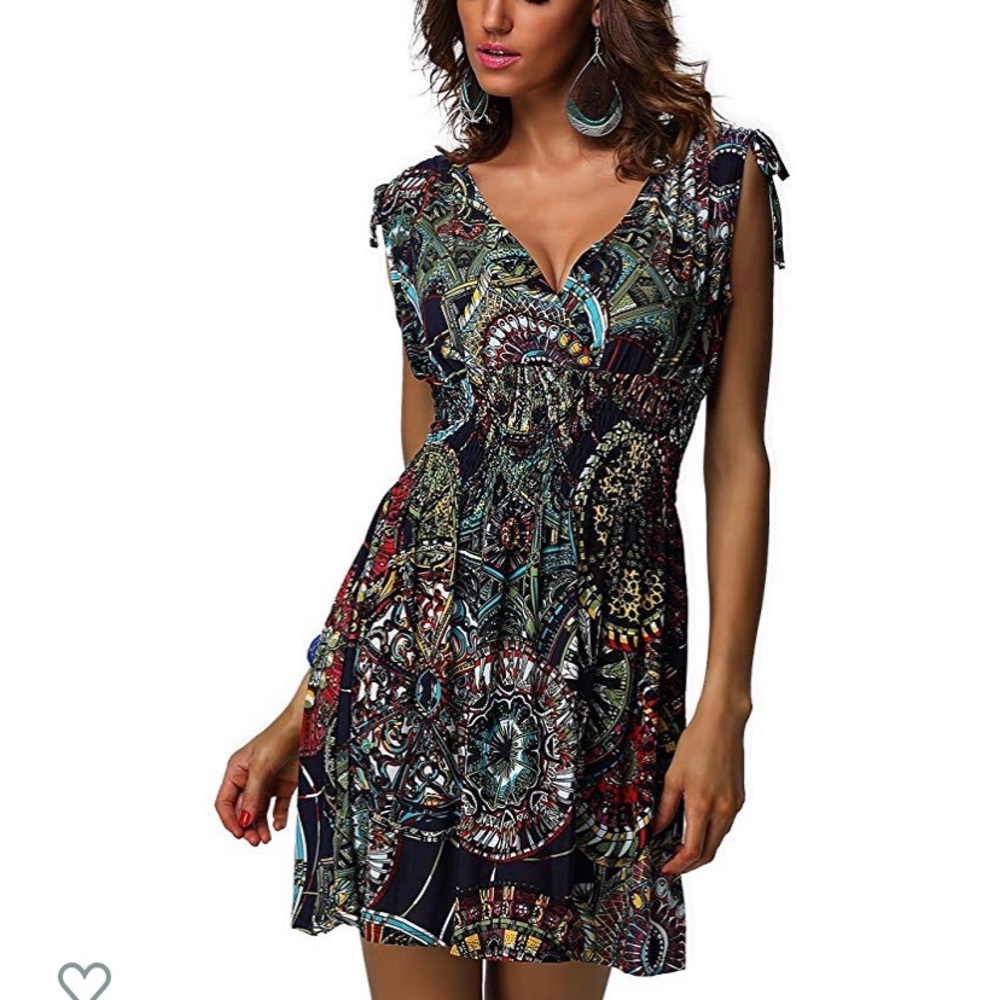 Sleeveless slinky dress